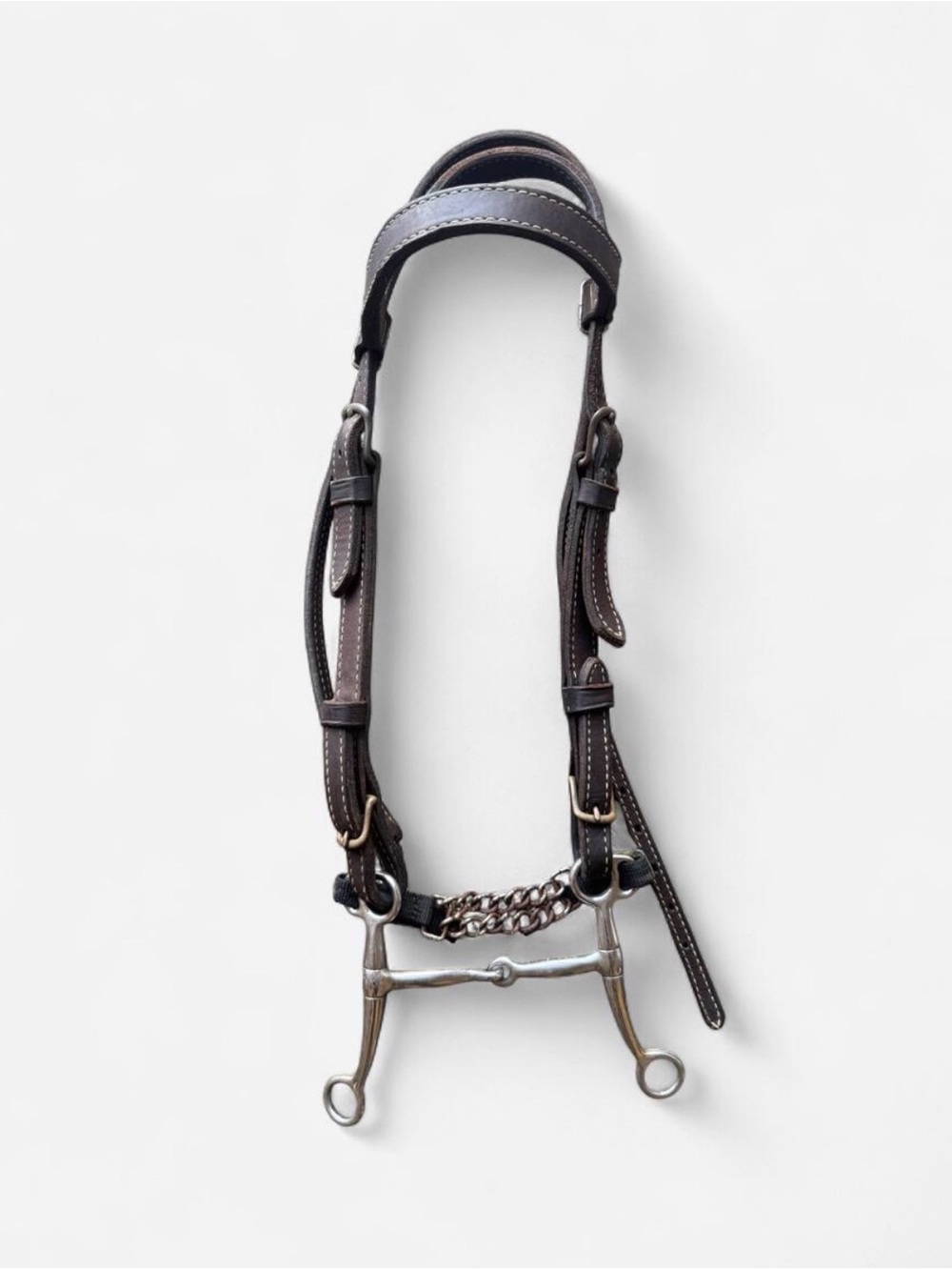 Leather Browband Headstall & Bit